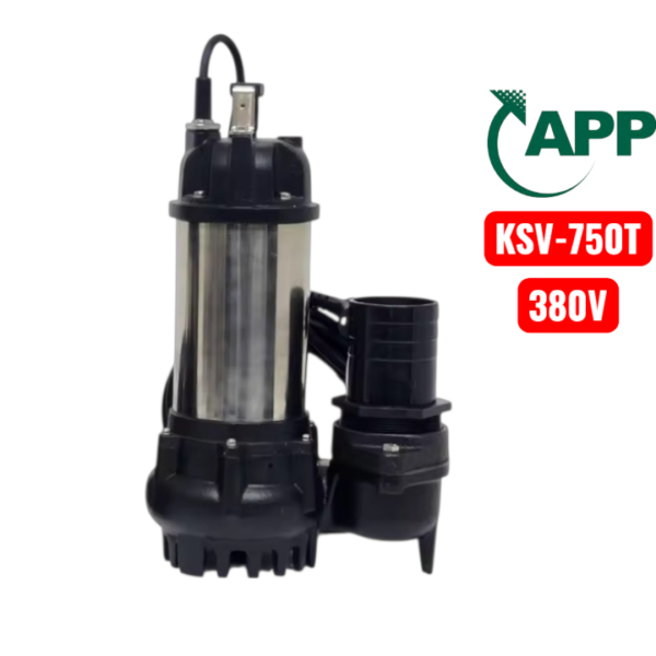 ปั๊มจุ่มดูดโคลน KSV-750T 1HP 380V 2INC,3INC ARWANA