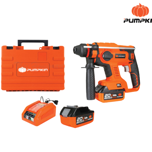 สว่านโรตารีไร้สาย INF-28RHB-501K 20V(แท่น+แบต5.0Ah) PUMPKIN