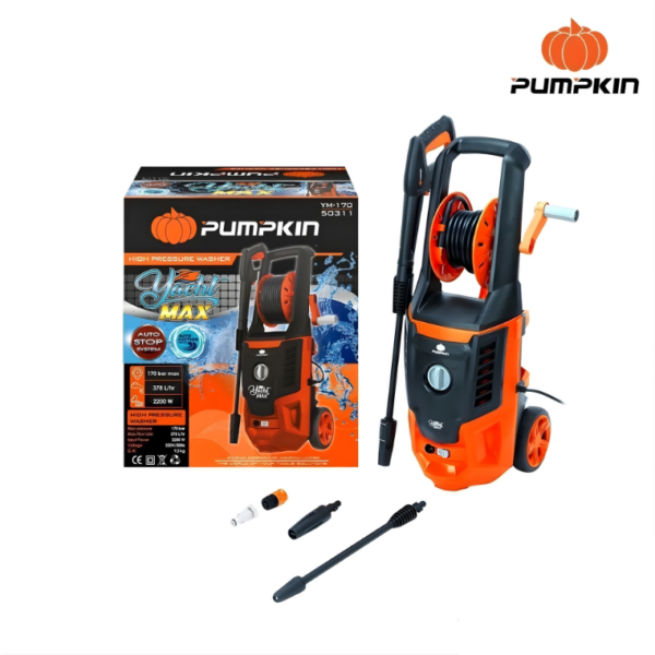 เครื่องฉีดน้ำแรงดันสูง YACHT-MAX 170BAR PUMPKIN