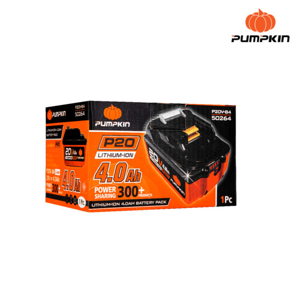 แบตเตอรี่ P20V-B4A 20V 4.0Ah PUMPKIN