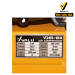 ปั๊มลม 2หัว รุ่น 265-150 3HP 220V (V101-V265-150L)VALU - Image 3