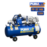 ปั๊มลม PP-32 2HP3สูบ(148L)+มอเตอร์ 2HP4P220V PUMA - Image 3