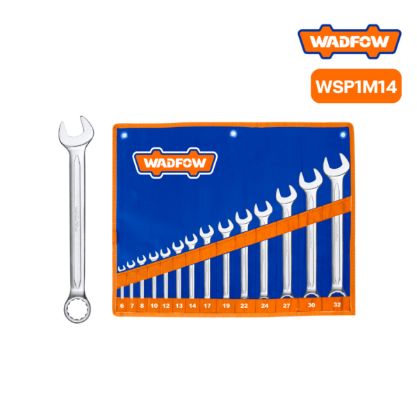 ชุดประแจแหวนข้างปากตาย WSP1M14 (14PCS/SET) WADFOW