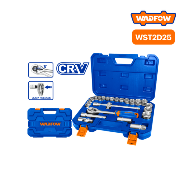 ชุดบล็อก 25 ตัว 1/2 INC (WST2D25) WADFOW