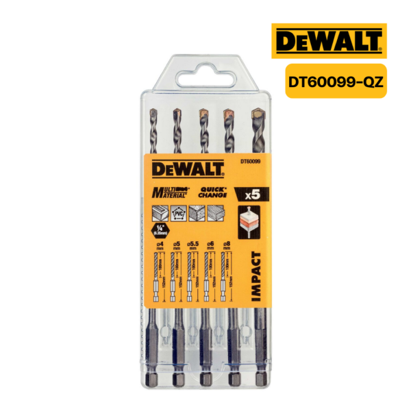 ชุดดอกเจาะ MASONRY DRILL BIT DT60099-QZ DEWALT