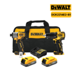 ชุดสว่านกระแทก+ไขควงกระแทกไร้สาย DCK2214E2-B1 20V MAX DEWALT
