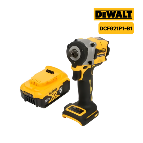 บล็อกกระแทกไร้สาย DCF921P1-B1 20V MAX (แบต+แท่นชาร์จ) DEWALT