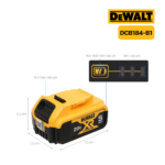 แบตเตอรี่ DCB184-B1 20V MAX 5.0Ah DEWALT - Image 3