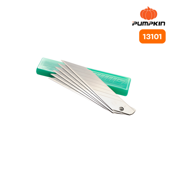 ใบมีดคัตเตอร์ใหญ่ (13101) R-105L 18MM. (6PCS/PCK) PUMPKIN