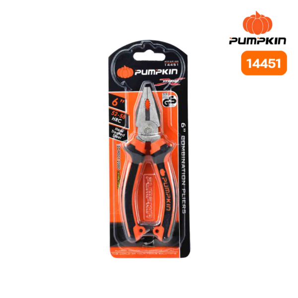 คีมปากจิ้งจก (14451) PTT-CP150A 6INC PUMPKIN