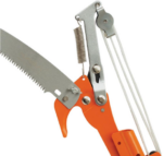 กรรไกรตัดกิ่งไม้แบบกระตุกพร้อมลื่อย PTT-14TTP 14INC PUMPKIN - Image 2