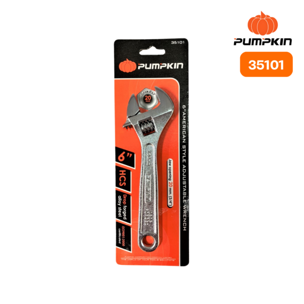 ประแจเลื่อน (35101) AMERICAN STYLE 6INC PUMPKIN