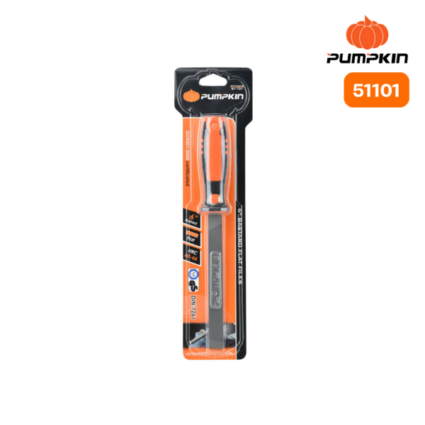 ตะไบแบนแบบหยาบด้ามไฟเบอร์ (51101) 6INC PUMPKIN