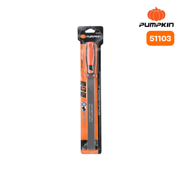 ตะไบแบนแบบหยาบด้ามไฟเบอร์ (51103) 10INC PUMPKIN