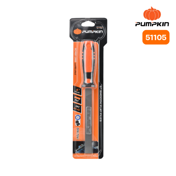 ตะไบแบนแบบละเอียดด้ามไฟเบอร์ (51105) 6INC PUMPKIN