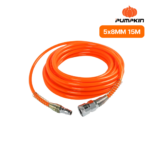 สายลมตรงสีส้ม PU APOLLO 5x8MMx15M พร้อมคอปเปอร์ PUMPKIN