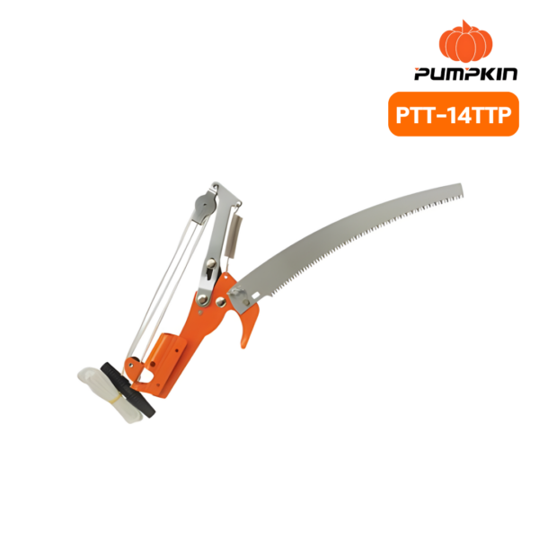 กรรไกรตัดกิ่งไม้แบบกระตุกพร้อมลื่อย PTT-14TTP 14INC PUMPKIN