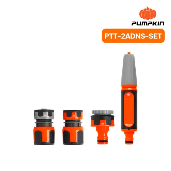 ชุดหัวฉีดน้ำพร้อมข้อต่อ PTT-2ADNS-SET 1/2-5/8INC PUMPKIN