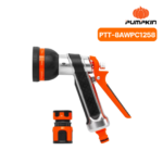 ปืนฉีดน้ำ 8ฟังก์ชั่น PTT-8AWPC1258 พร้อมข้อต่อสายยาง PUMPKIN