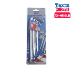 ประแจแอลหกเหลี่ยมหัวบอลTX-HK9LB ยาวพิเศษ 9PCS/SET TEXAS BULL
