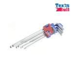 ประแจแอลหกเหลี่ยมหัวบอลTX-HK9LB ยาวพิเศษ 9PCS/SET TEXAS BULL - Image 2