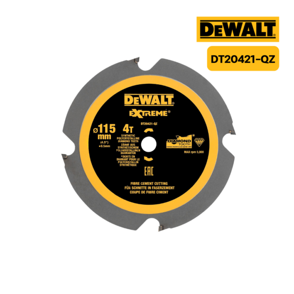 ใบเลื่อยวงเดือนอเนกประสงค์ DT20421-QZ 115MM 4T FOR DCS571 DEWALT