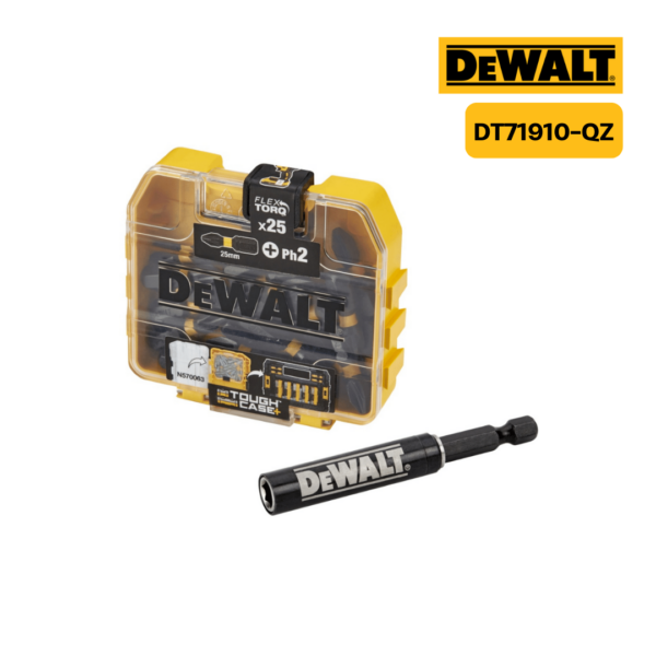 ชุดดอกไขควง DT71910-QZ 25ชิ้น DEWALT