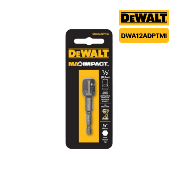 ก้านต่อลูกบ๊อกซ์ DWA12ADPTMI 1/2INC DEWALT