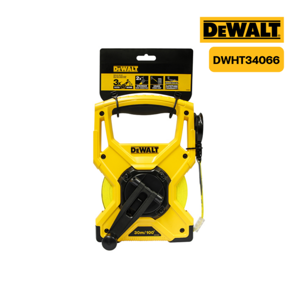 เทปวัดไฟเบอร์กลาส DWHT34066-30 30M DEWALT