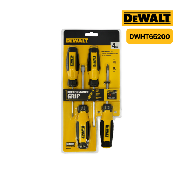ชุดไขควง DWHT65200 4 ชิ้น/ชุด DEWALT