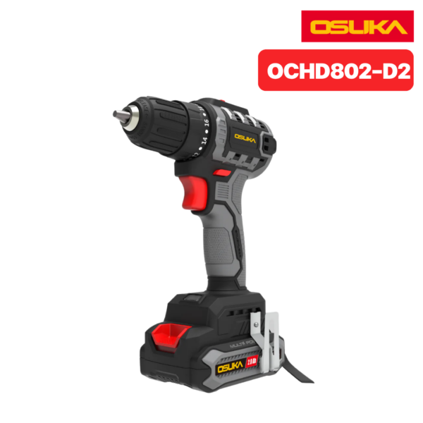 OSUKA OCHD802-D2 สว่านกระแทกไร้สายไร้แปรงถ่าน