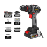OSUKA OCHD802-D2 สว่านกระแทกไร้สายไร้แปรงถ่าน 20V + แบต 2 ก้อน + แท่นชาร์จ **** - Image 7