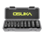 OSUKA ชุดลูกบล็อกกระแทกยาว 1/2" OSAF3211 (10ลูก/ชุด) - Image 2