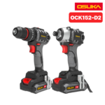 OSUKA ชุดสว่าน-ไขควงกระแทกไร้สายไร้แปรงถ่าน 20V OCK152-D2